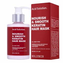 Hollyskin Живильна маска для волосся з активними кислотами і кератином Aсid Solution