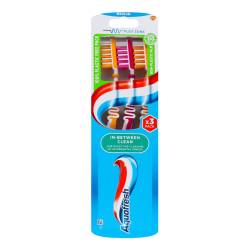 Aquafresh зубна щітка In-Betwen Clean середня (2+1 у подарунок)