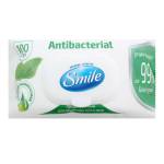 Вологі серветки SMILE Antibacterial МІКС 100шт з клапаном
