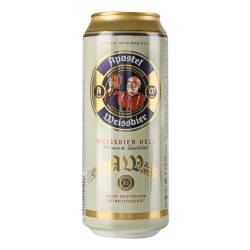 Пиво нефільтроване Apostel Hefeweissbeer з/б 0,5л Німеччина