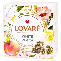 Чай білий байховий литовий «White Peach» LOVARE 15*2г