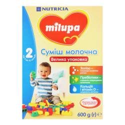 Суміш молочна MILUPA 2 600г Польща