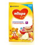 Каша молочна з 7 місяців Мультизлакова з фруктами 210г "Milupa" Польща