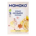 Каша молочна з 6 місяців Пшенична з грушею та бананом 200г "Мамако" Іспанія