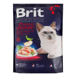 Сухий корм для стерилізованих котів з куркою Brit Premium Cat Sterilized 1.5кг