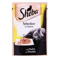 Корм для котів пауч з куркою в соусі 85г Sheba