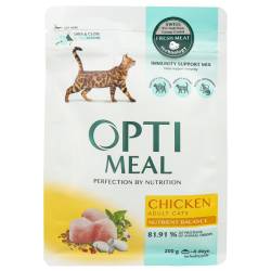 Корм для котів з куркою 200г Opti meal