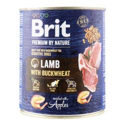 Brit Premium by Nature 800 г ягня з гречаною крупою