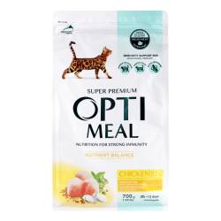 Корм д/котів з куркою 0,7 кг Opti meal