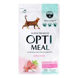 Корм д/котів з телятиною 0,7 кг Opti meal