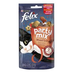 Ласощі для котів Felix Party Mix  Гриль Мікс 60г