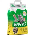 Наповнювач туалетів для домашніх тварин "Happy Pet",  3 кг