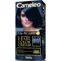 Delia Cameleo Крем-фарба для волосся стійка 2.0 синьо-чорний