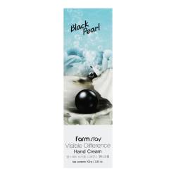 Farm stay Крем для рук з екстрактом чорних перлин 100 мл (Visible Difference Hand Cream-Black Pearl)