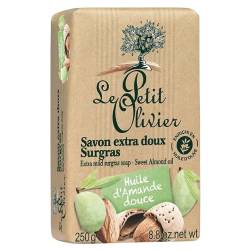 Le Petit Olivier Vegetal oils soap Екстра ніжне мило Олія солодкого мигдалю 250g