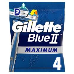 Gillette Бритва одноразова чоловіча Blue  Maximum 2 леза 4 шт