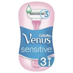 Gillette Бритва одноразова жіноча Venus Sensitive 3шт.