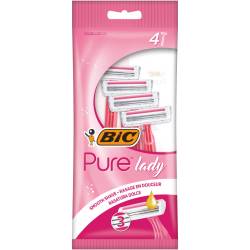 BIC Бритва Pure3 Lady 4 шт (рожева)