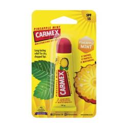 Carmex бальзам для губ зі смаком ананасу та м'яти, туба, 10 г