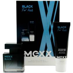 Mexx Black fm set: (EDT 30 ml+Гель для душу 50 ml)