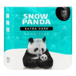 Туалетний папір Сніжна Панда Extra Care Sensitive 3шар.4шт.