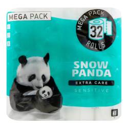 Туалетний папір Сніжна Панда Extra Care Sensitive 32шт 3шар