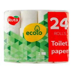 Туалетний папір Ruta Ecolo 2шар 24шт