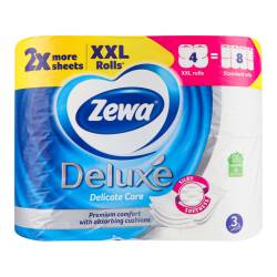 Туалетний папір Zewa Deluxe Delicate Care 4шт 3шар