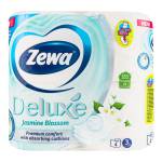Туалетний папір Zewa Deluxe Jasmine Blossom 4шт 3шар