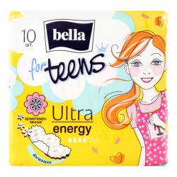 Прокладки Bella for feens Energy д/крит днів 4кр. 10шт