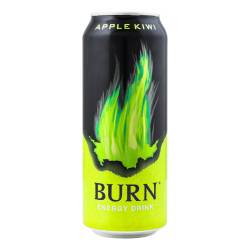 Напій енергетичний Burn Apple Kiwi УКРАЇНА 0,5л з/б