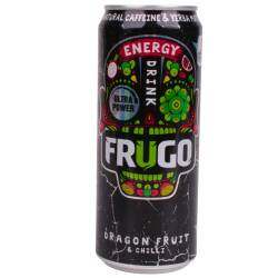 Напій енергетичний ТМ Frugo Black Dragonfruit & Chilli ПОЛЬЩА 0.33л з/б