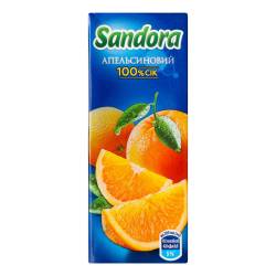 Сік Апельсиновий  0,2л Сандора