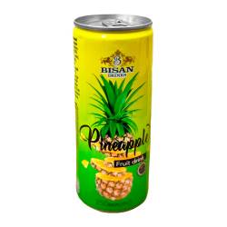 Напій соковий  fruit juice drink PINEAPPLE 250мл ж/б BISAN