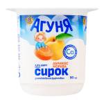 Сирок дитячий "Агуня" абрикоса-морква 3.9% 90г ВБД