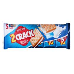 Крекер 2 CRACK з молочно-ванільною начинкою 235г Рошен