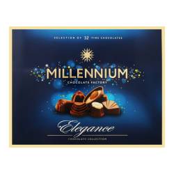 Цукерки Millenium Елегант асорті мол шоколаді 285г МАЛБИ