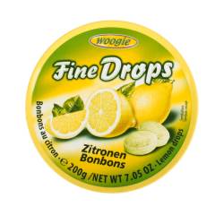 Цукерки Fine Drops Лимон з/б 200г