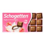 Шоколад молочний Йогурт-полуниця 100г Schogetten