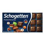 Шоколад молочний Nougat 100г Schogetten