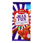 Шоколад  молочний Мax Fun з мармеладом, 150г, Корона