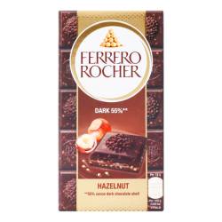 Шоколад чорний з лісовими горіхами, 90г Ferrero