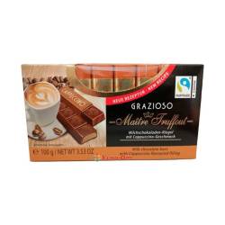 Шоколадні стіки  Grazioso Cappuccino - Geschmack 100г Maitre Truffout