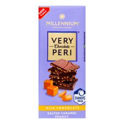 Шоколад Very Peri молочний з арахісом та солоною карамеллю 85г Millennium