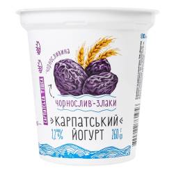 Йогурт  Чорнослив-Злаки 2,2 % 260 г ст. Галичина