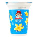 Йогурт десертний 4,0% 260г з наповнювачем "Зі смаком "Ваніль" ТМ "Марійка"