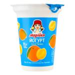 Йогурт десертний 4,0% 260г з наповнювачем "Персик-абрикос" ТМ "Марійка"