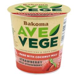 Йогурт кокосовий Аве Веге полуниця-суниця 6,1% 150г ТМ Bakoma