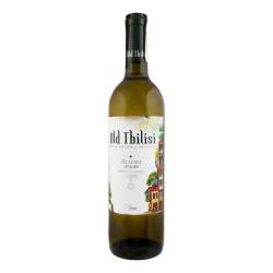Вино Алазані біл 0,75л Старий Тбілісі