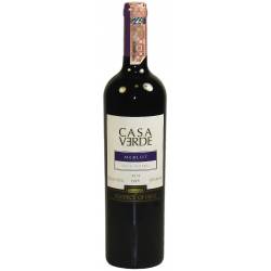 Вино Мерло чер сух Casa Verde 0,75л Чилі
